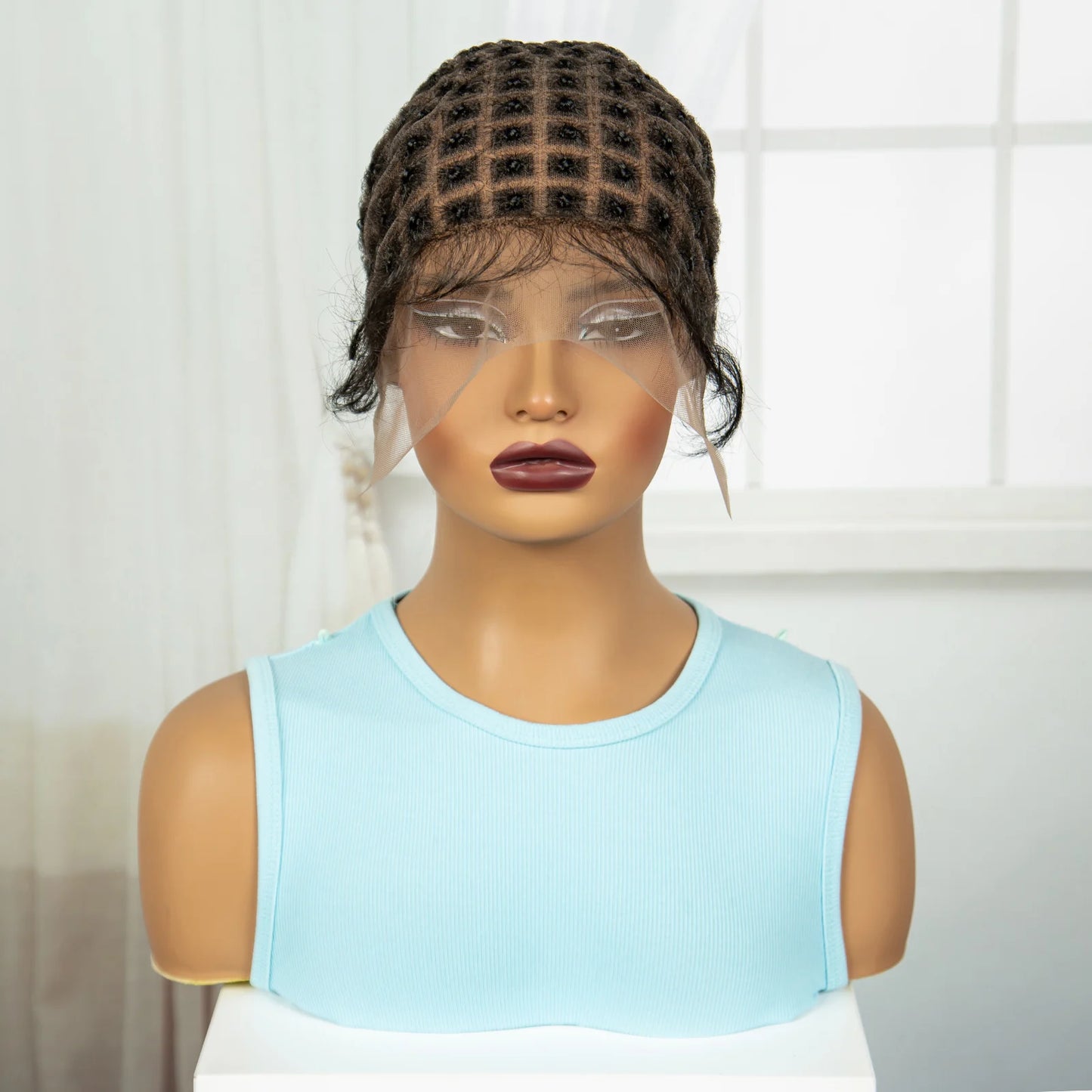 Full Lace Braided Wig Cap | Knotless Box Braid Base | Sew-In & Crochet Ready Luxegan
