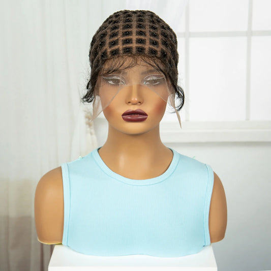 Full Lace Braided Wig Cap | Knotless Box Braid Base | Sew-In & Crochet Ready Luxegan