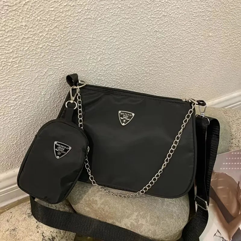 Soft Crocodile/Snake Print Saddle Crossbody | Simple Business Handbag Luxegan