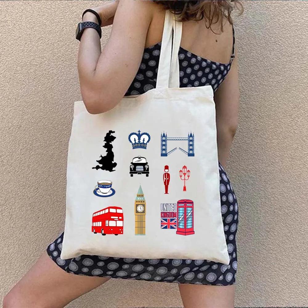 Woman's Large Capacity Canvas Tote Bag | Stylish Travel & Shopping Shoulder Handbag (Work, Gym, Grocery, Eco-Friendly) Luxegan