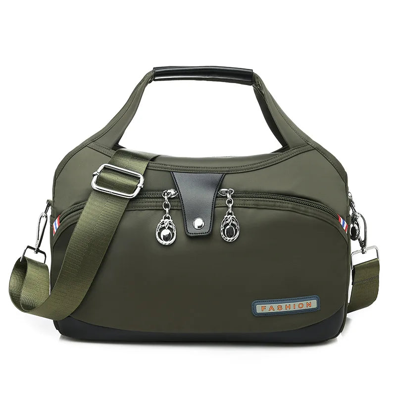 Casual Oxford Shoulder Bag | Female Multi-Function Crossbody Bag & Large Capacity Messenger Handbag Luxegan