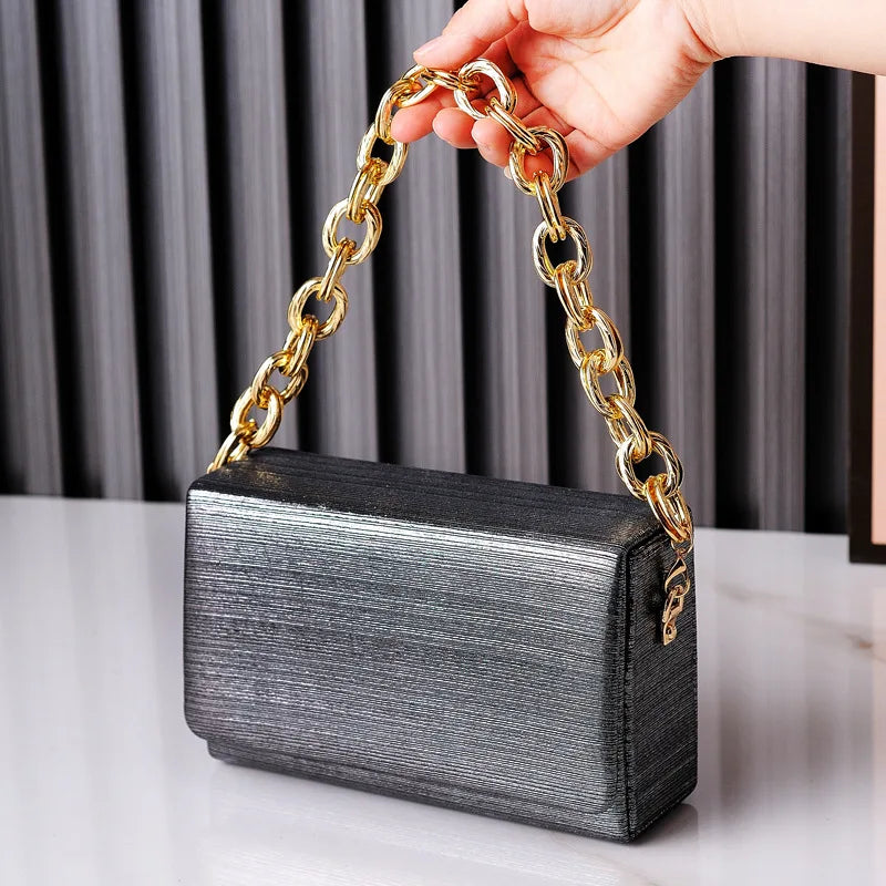 Orange Square Bag | PU Fashion Handbags & Luxury Designer Side Shoulder Bag Luxegan