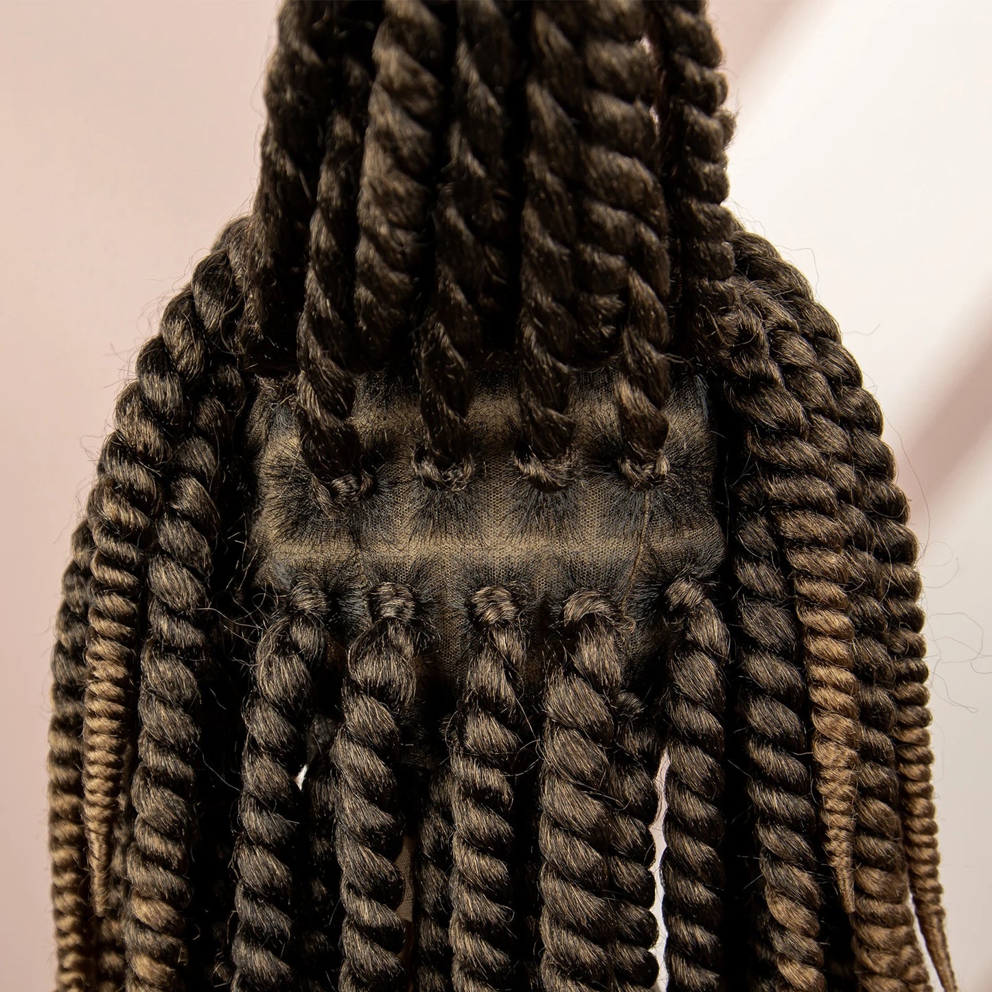 Twisted Braided Wig | Bob Twist Crochet Wig | Full Lace Braided Wig for Black Women | Kanekalon Hair