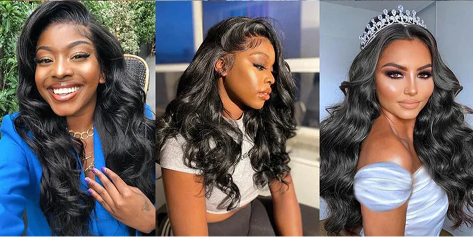 Indian Body Wave Human Hair Bundles | Remy Weave Extensions (8-36 Inch, 1/3/4 Pcs) Luxegan