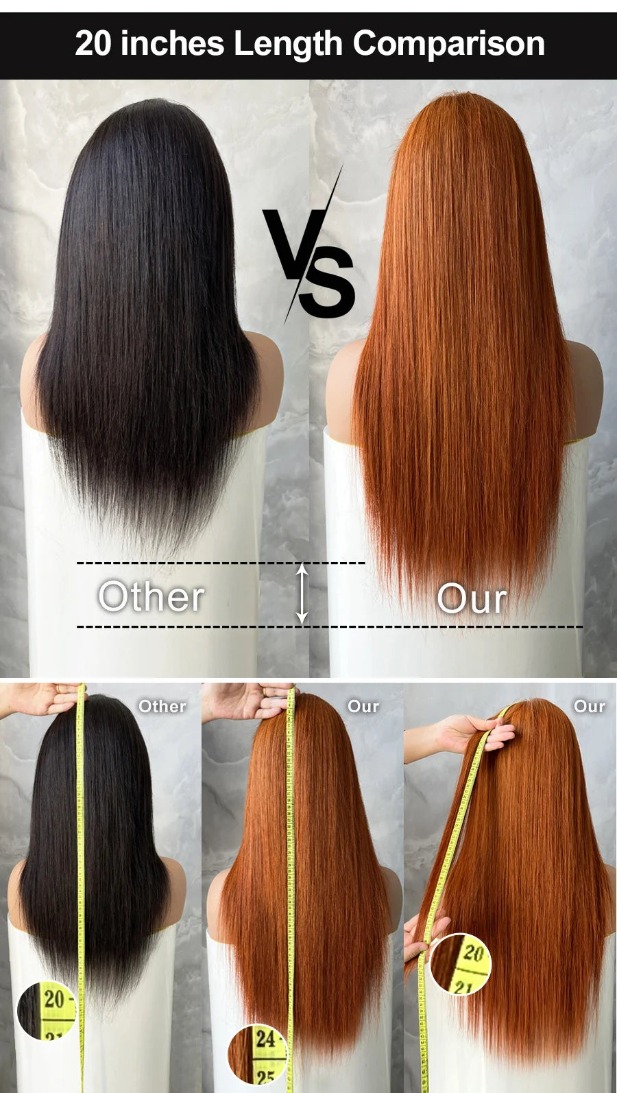 Real HD Lace Closure Wig | Sophisticated 5x5 / 6x6 / 7x7 Skinlike HD Lace Melt | Elegant Layered Cut Straight Brazilian Human Hair | "Dignified" 26+ Inch Pre-Plucked "Bye Bye Knots" Glueless Wig Luxegan