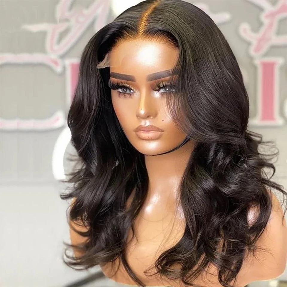 Rebecca Body Wave Transparent T-Part Lace Front Wig | Brazilian Human Hair "Wear To Go" (On Sale) Luxegan