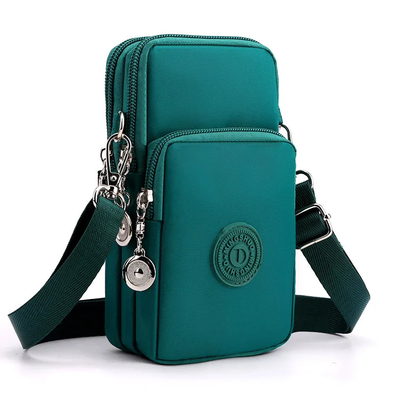 New Women's Mobile Phone Bag | Nylon Cell Phone Bag, Small Crossbody Bag & Travel Purse Luxegan
