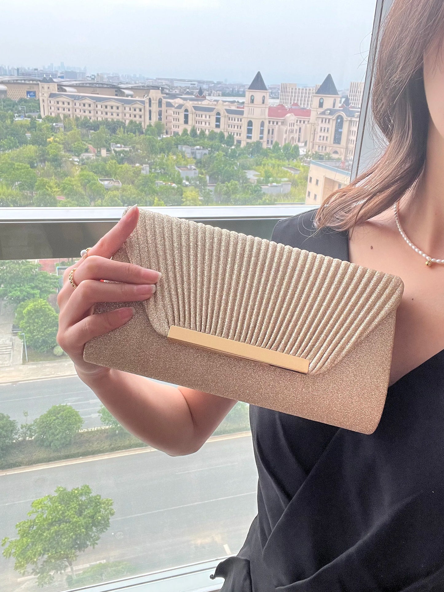 Fashion Elegant Clutch Bag | New Hot Selling Chain Dinner Bag & Bride Bridesmaid Lady Handbag (Factory Outlet) Luxegan