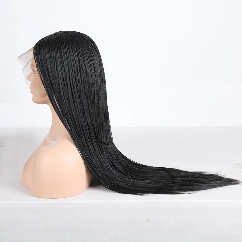 Braided Box Braids | Lace Front Wig | Swiss Lace Luxegan