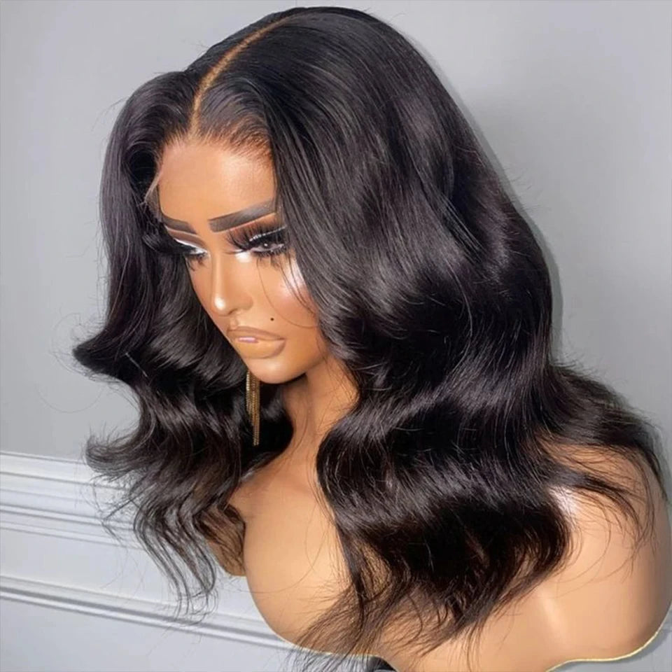 Rebecca Body Wave Transparent T-Part Lace Front Wig | Brazilian Human Hair "Wear To Go" (On Sale) Luxegan