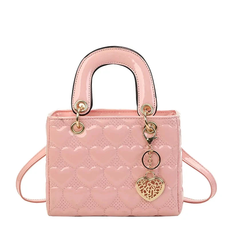 Women's Brand Luxury Quilted Square Handle Bag | High-Quality Classic Tote & Crossbody Luxegan