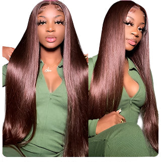 Wear & Go Deep Wave HD Glueless Wig | 6x4 Transparent Lace Peruvian Remy Human Hair (Pre-Plucked & Bleached Knots) Luxegan