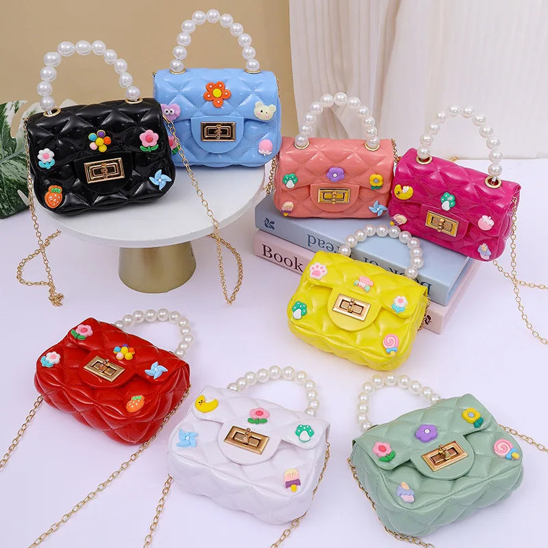 Barbie Fashion Women's Crossbody Bag | Mini Shoulder Bag, Mobile Phone Coin Purse & Cosmetics Storage Small Square Bag Luxegan