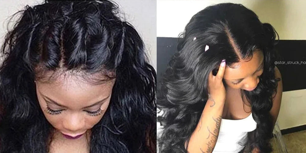 Ombre Body Wave Lace Front Wig | 180% Density Brazilian Remy Human Hair (13x4 & 4x4, Pre-Plucked) Luxegan