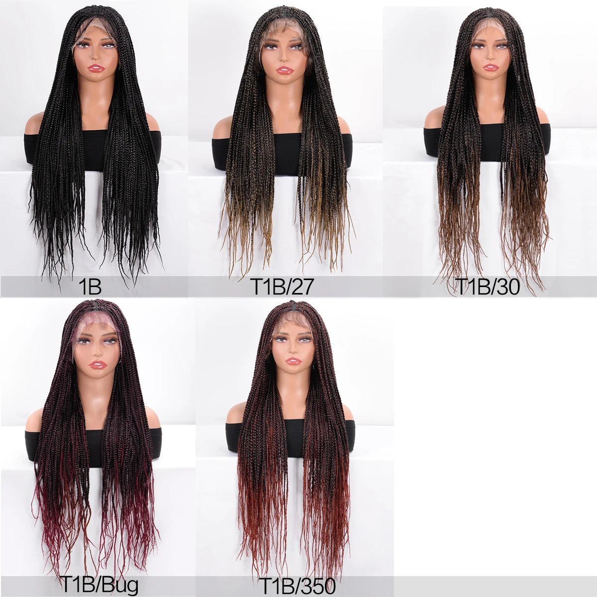 Bohemian Box Braids Full Lace Wig | Knotless | Twist Braids | Synthetic Lace Front