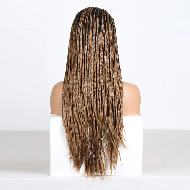 Braided Box Braids | Lace Front Wig | Swiss Lace Luxegan