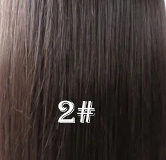 Silk Top Full Lace Human Hair Wig | Sophisticated 5x4.5 Silk Base Straight Hair | Elegant "Brazilian Remy" 18–24 Inch Length | "Dignified" Pre-Plucked Wig with Fringe for Radiant Versatile Styling Luxegan