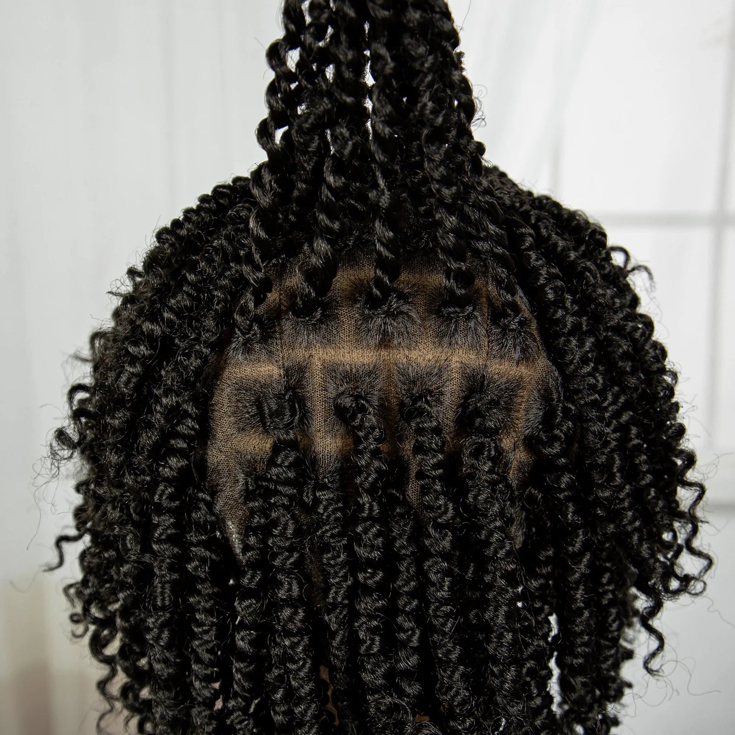 10" Natural Twist Braids Wig | Full Lace | Baby Hair | Short Braided Style Luxegan