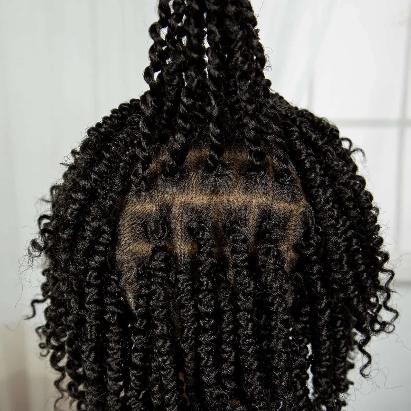 10" Natural Twist Braids Wig | Full Lace | Baby Hair | Short Braided Style Luxegan