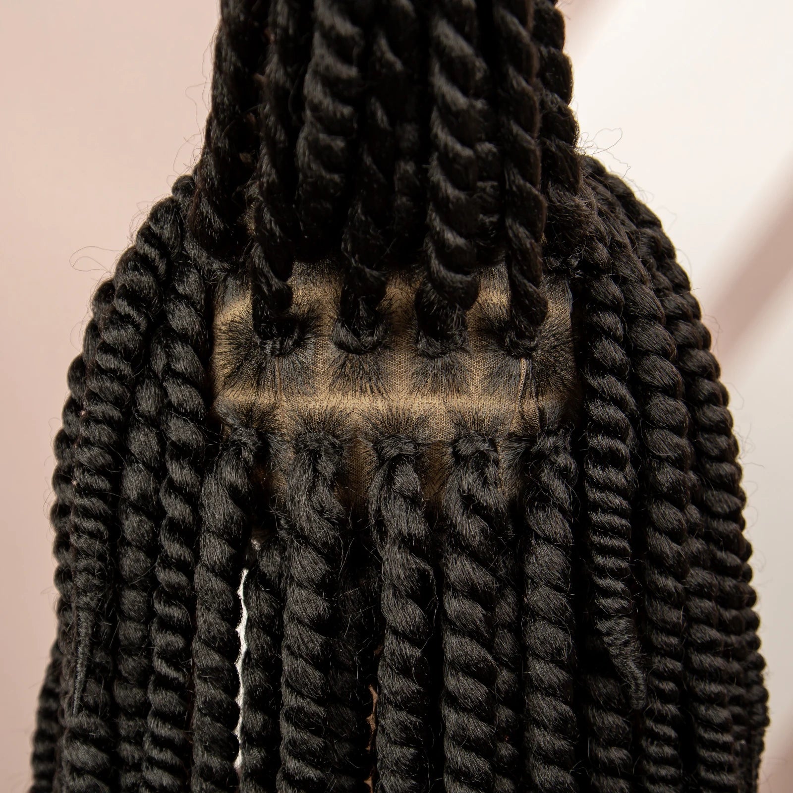 Twisted Braided Wig | Bob Twist Crochet Wig | Full Lace Braided Wig for Black Women | Kanekalon Hair