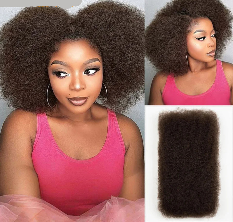 99J Burgundy Afro Kinky Bulk Human Hair | Brazilian Remy | Dreadlock & Braiding Hair | 50g