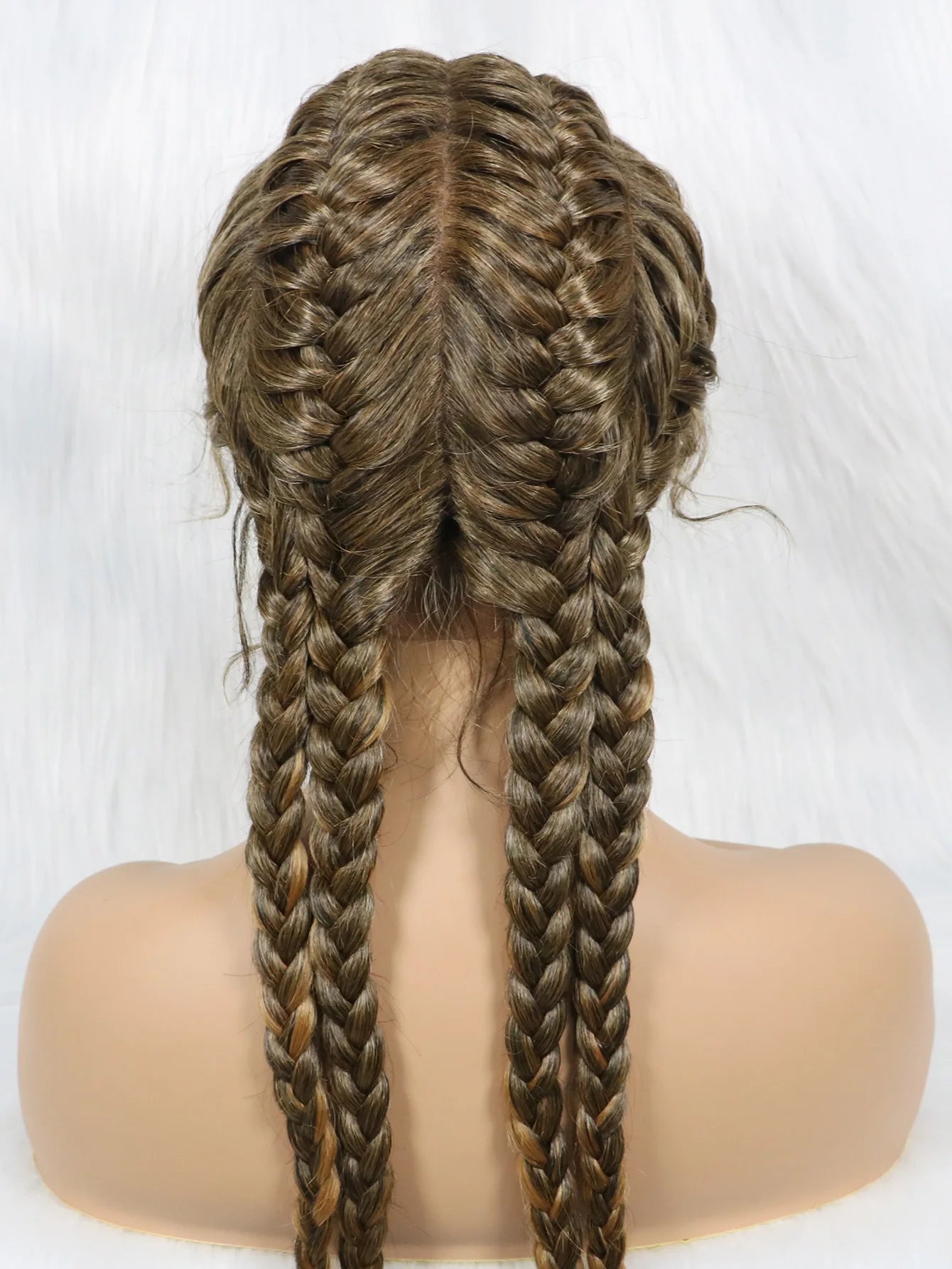 KIMA New Arrival 26" Braided Wig | Lace Front with Baby Hair Luxegan