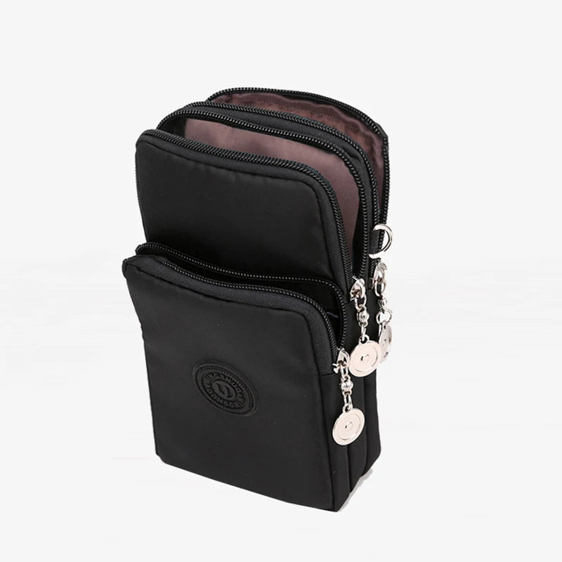 New Women's Mobile Phone Bag | Nylon Cell Phone Bag, Small Crossbody Bag & Travel Purse Luxegan