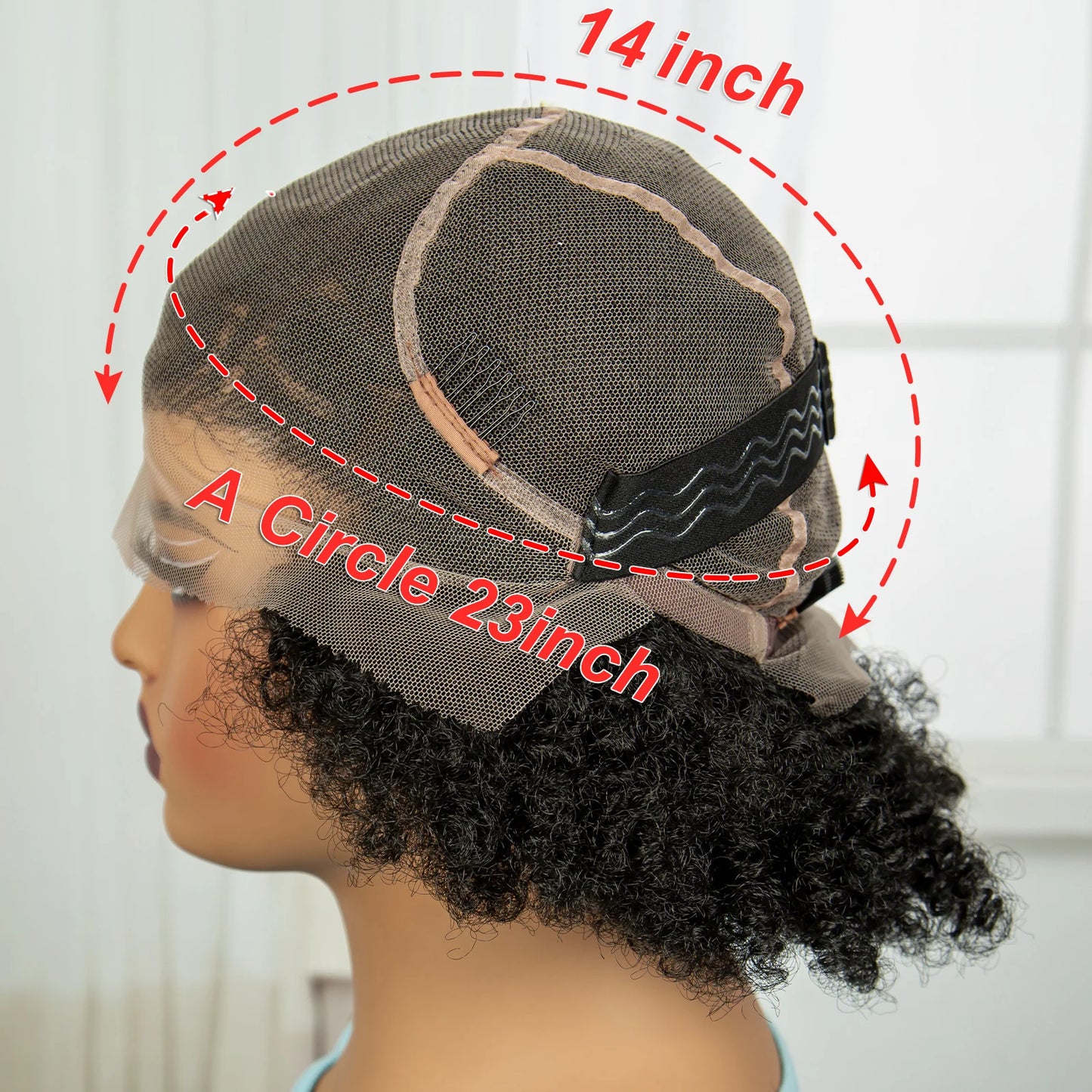 Afro Kinky Curly Cornrow Braids Wig | Transparent Full Lace | Baby Hair Luxegan