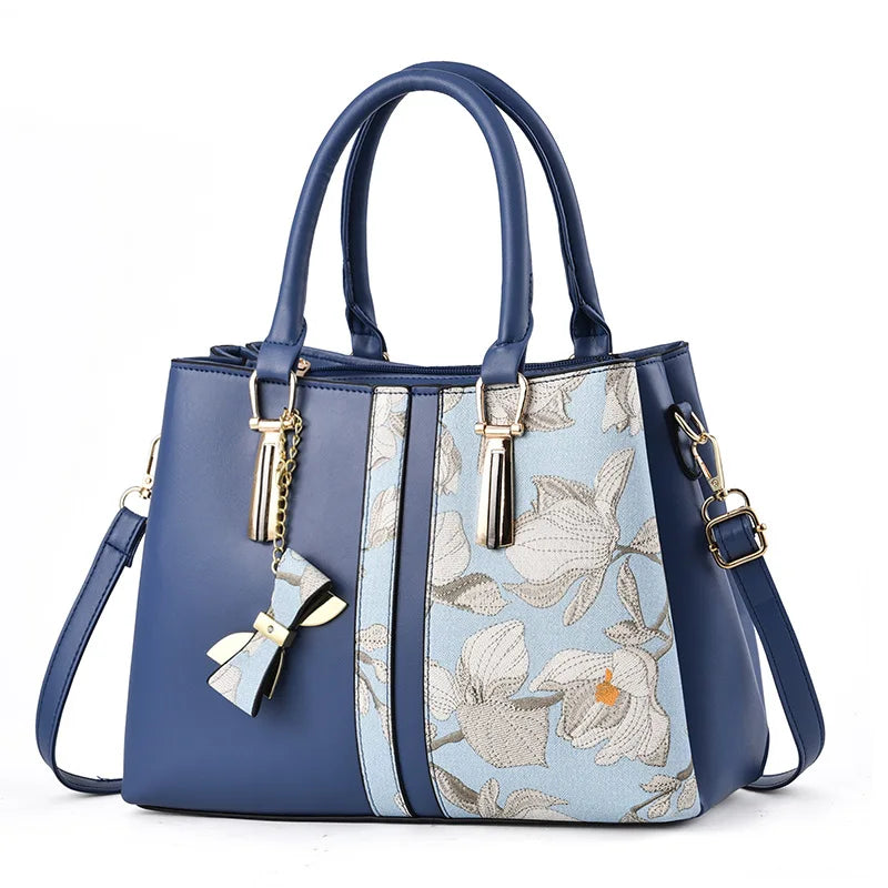 Personalized Printed Mom Tote Bag | Large Capacity Women's Handbag | New Fashion Shoulder Bag Leather Ladies Crossbody Bags Luxegan
