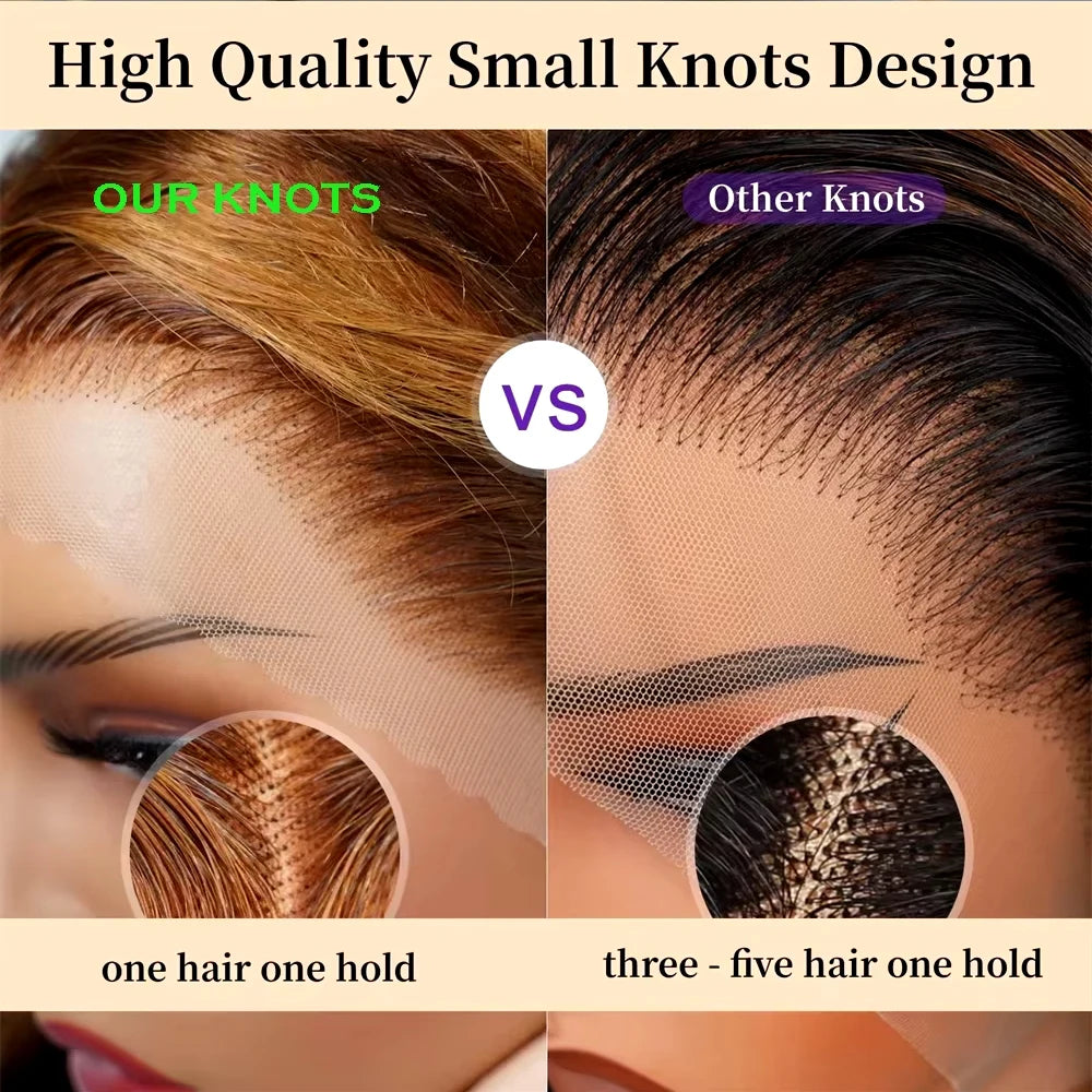 Highlight Ombre 4/27 Lace Front Wig | Honey Blonde Body Wave | Pre-Plucked Baby Hair | HD Lace | 200% Density