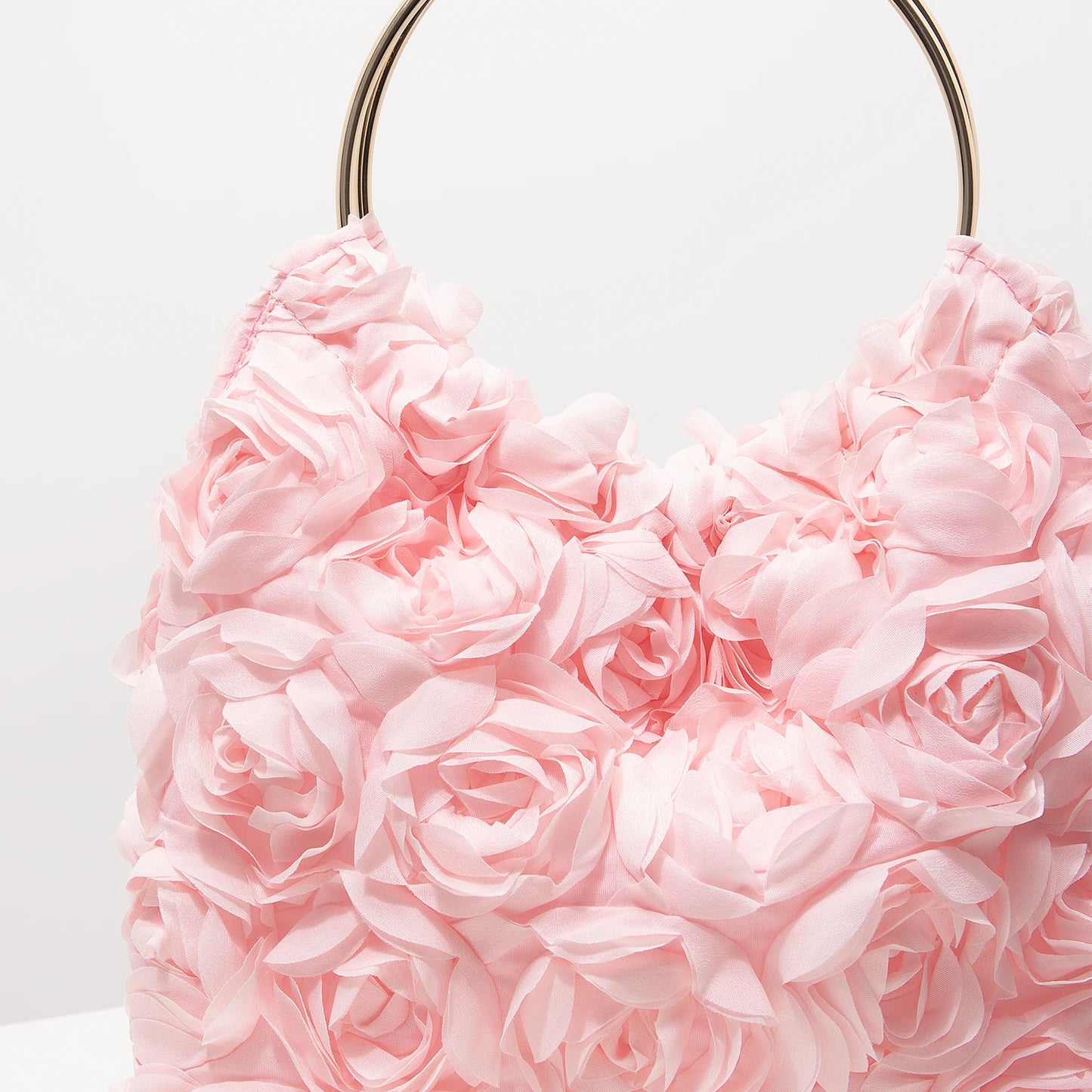 Luxury Rose Flower Tote Bags for Ladies | Elegant Party Bag & Wedding Handbag Luxegan