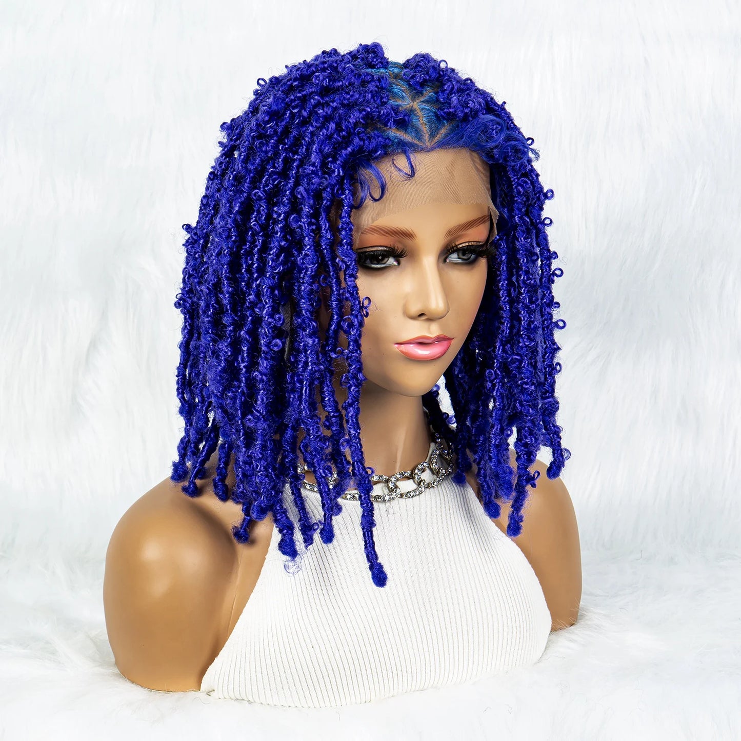 KIMA Box Braids Wig | Lace Front | Baby Hair | Synthetic Braided Wig Luxegan