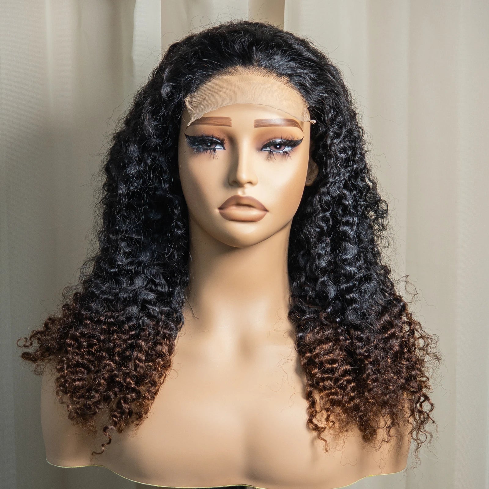 20" Deep Wave Double Drawn HD 5x5 Lace Closure Wig | Burmese Curly Remy Hair | 350% Density Luxegan
