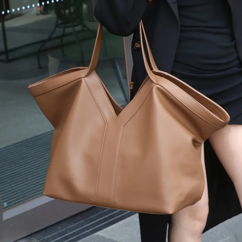 Designer Straw Tote Bag | Large Capacity Beach & Shopping Bag Luxegan