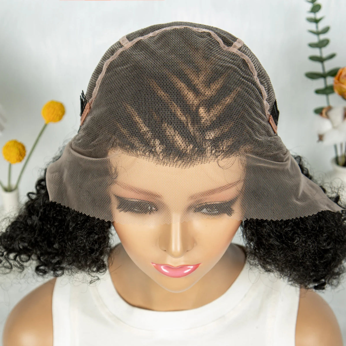 KIMA Peluca trenzada de caja nueva Pelucas sintéticas de encaje completo Longitudes cortas para mujeres negras Hombres Peluca trenzada con pelo de bebé Pelucas trenzadas de caja