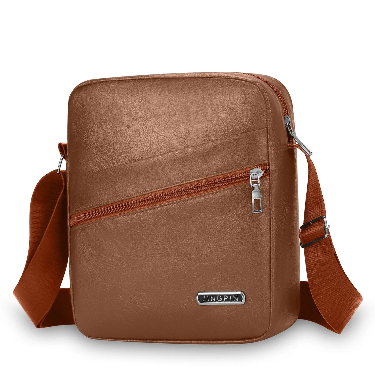 Men's PU Shoulder Bag | Casual Waterproof Nylon Messenger Bag & Fashion Tote Travel Crossbody Bag Luxegan