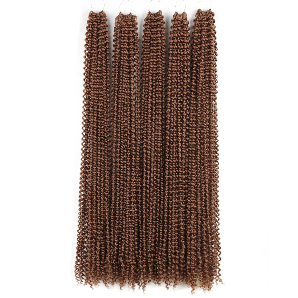 30" Passion Twist Crochet Hair - Ombre - Pre-Looped - 16 Strands/Pack - Synthetic