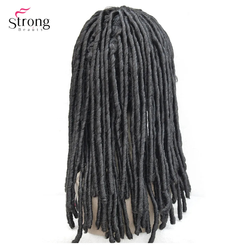 StrongBeauty Twist Hair Crotchet Braids Wigs Synthetic Dreadlocks Braids Hair Wig Luxegan