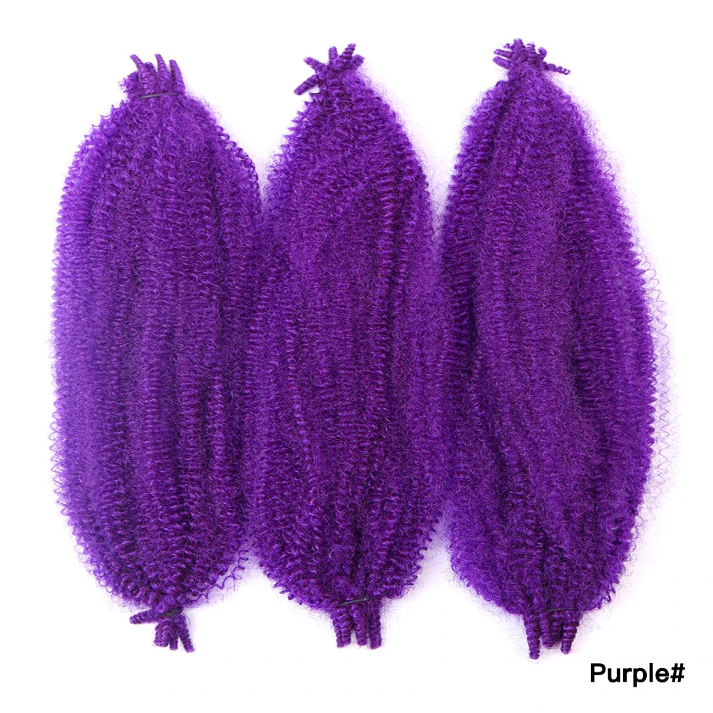 Afro Twist Crochet Hair – Pre-Separated Marley Braids for Natural Styles