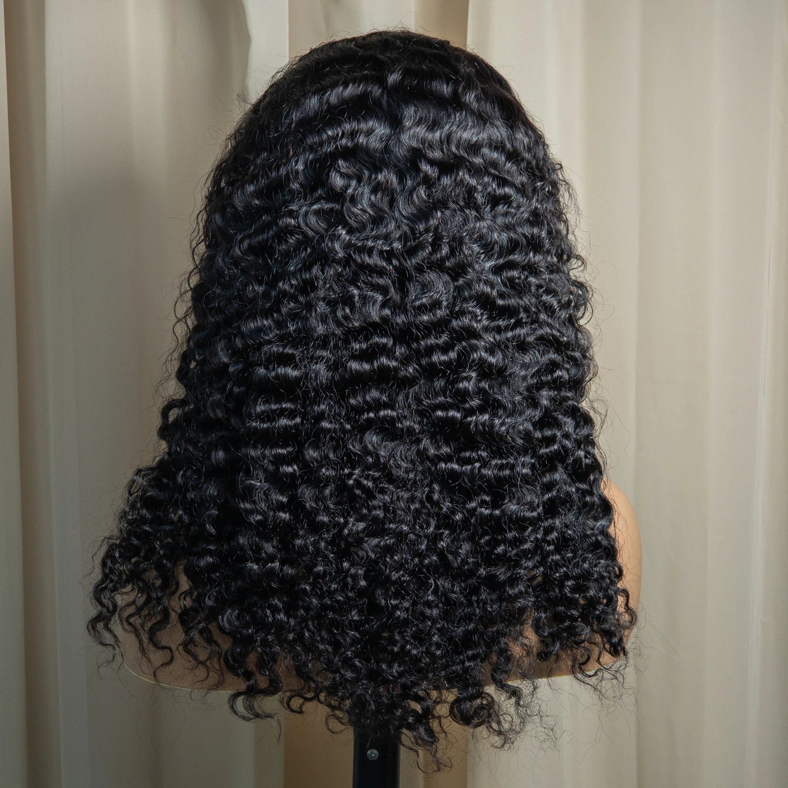 20" Deep Wave Double Drawn HD 5x5 Lace Closure Wig | Burmese Curly Remy Hair | 350% Density Luxegan