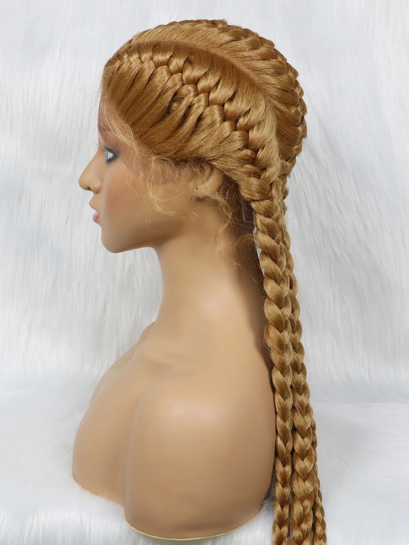 KIMA New Arrival 26" Braided Wig | Lace Front with Baby Hair Luxegan