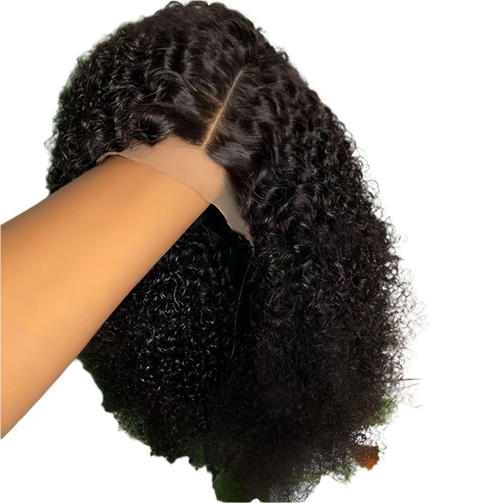 Kinky Curly Bob Wig | 13x4 Lace Front | Glueless | Wet & Wavy | Remy Human Hair
