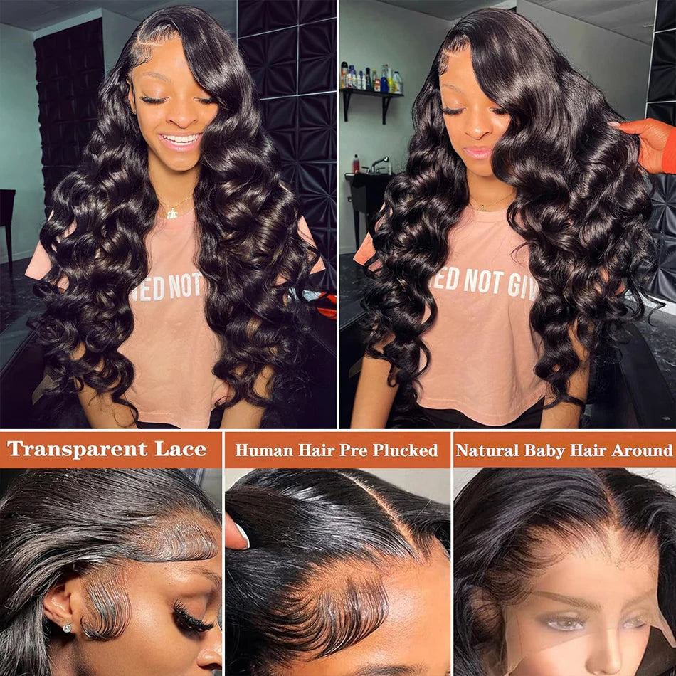 Vietnamese Remy Hair 4x4 Lace Closure Wig | Body Wave | 250% Density | Double Drawn | Glueless | Wear & Go | Natural Black
