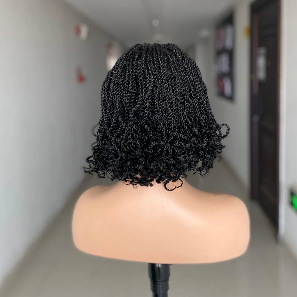 Kinky Twist Box Braided Crochet Wig | Coily | Heat Resistant