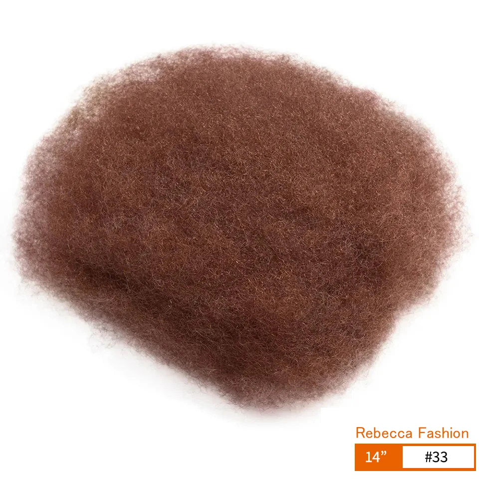 Afro Kinky Bulk Human Hair for Braiding | 50g Brazilian Remy Extensions for Dreadlocks & Crochet Braids Luxegan