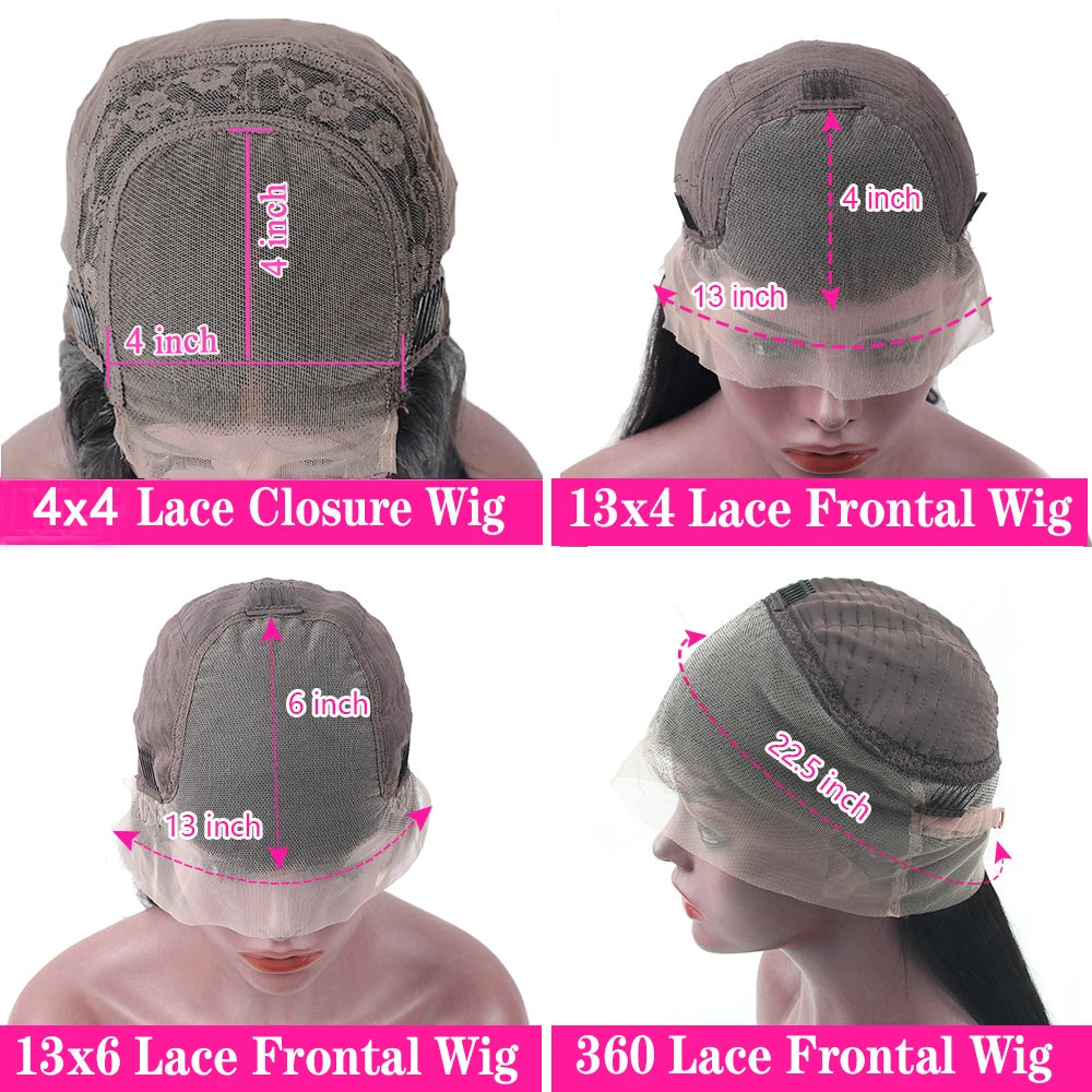 180% Density 13x4 Bone Straight Bob Wig | Brazilian Remy Hair | Transparent Lace Frontal Wig