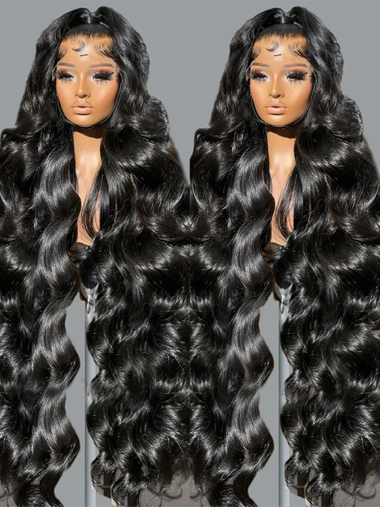 Brazilian Body Wave 13x6 / 360 HD Transparent Lace Front Wig | Pre-Plucked 13x4 Lace Frontal Human Hair Wig for Women Luxegan