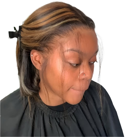 Highlight Ombre Bob Wig | 13x4 Lace Front Human Hair with Baby Hair Luxegan