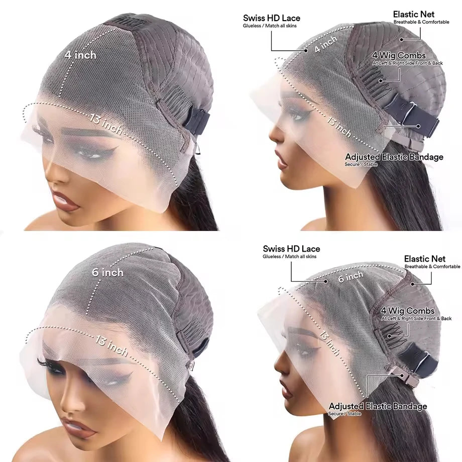Burmese Curly HD Lace Frontal Wig | 12A Brazilian Remy Hair | 200% Density Luxegan