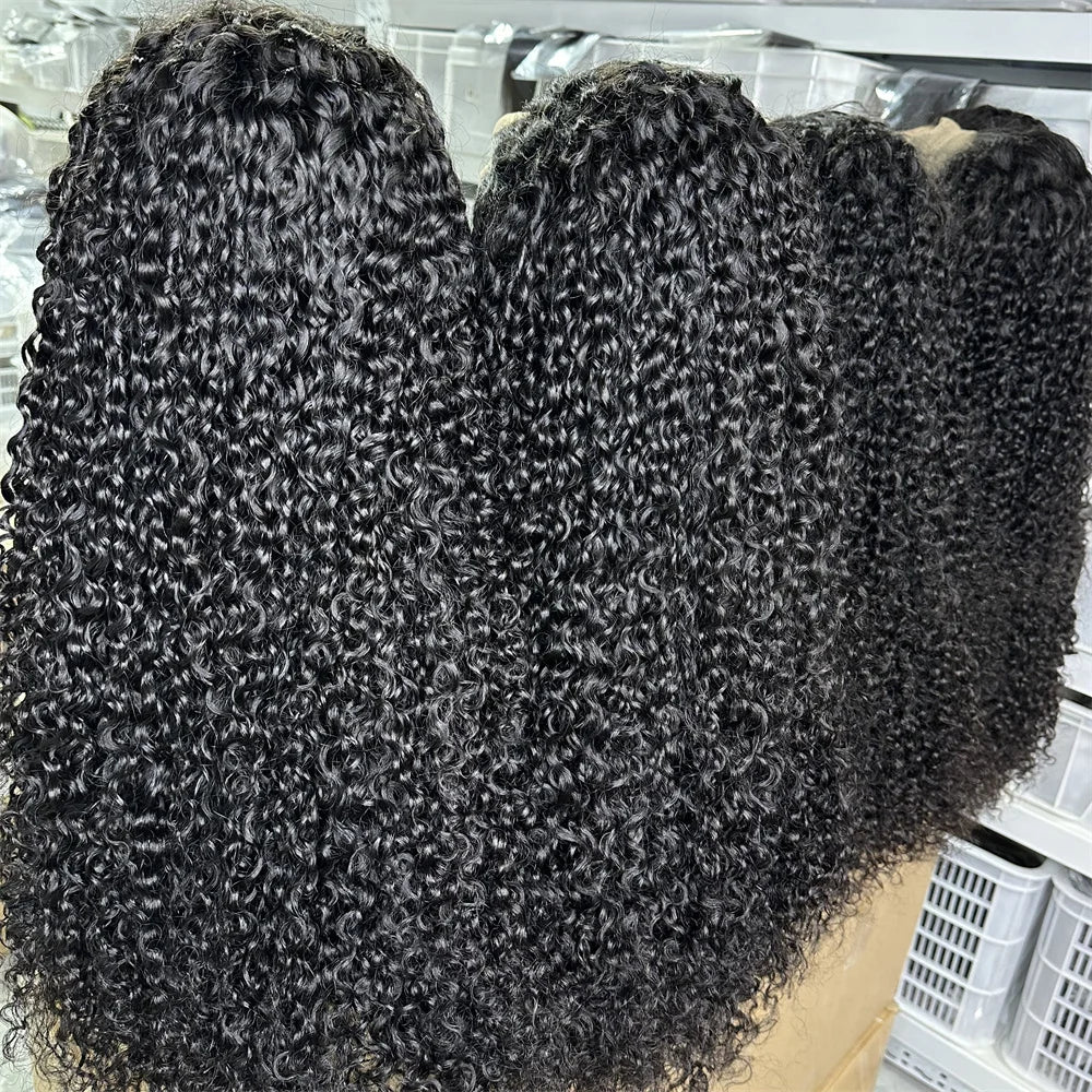 250% Density Burmese Pixie Curly Lace Frontal Wig | Natural Color Remy Human Hair Luxegan